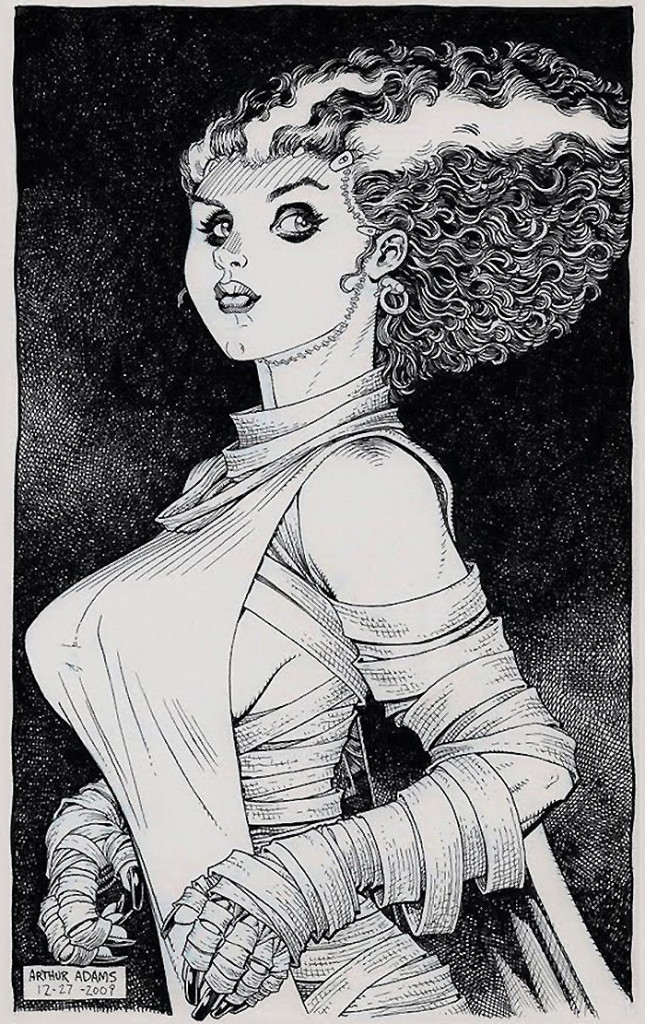 Arthur-Adams-Frankenstein-Bride-Halloween-webcomics-webcomic-fumetto-digitale-tablet-graphic-novel