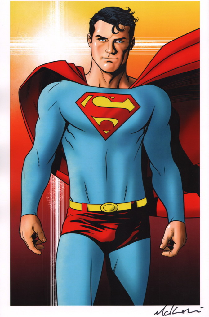 mike-mckone-signed-signature-autograph-comic-art-print-superman-dc-1